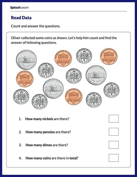 Identify Coins Worksheets For Kids Online