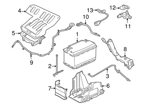 2012-2019 Land Rover Range Rover Evoque Battery Cover LR124277 ...