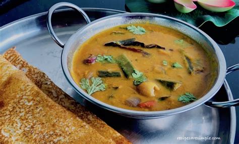 Kerala Sambar Recipes Are Simple