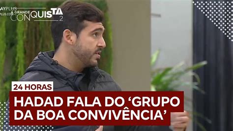 Hadad Chama Grupo Rival De Manada Primeiro Que Vota A Galera Vai