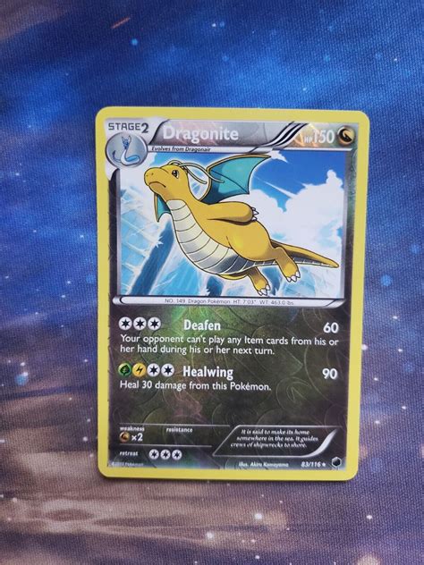 Pokémon TCG Dragonite Plasma Freeze 83 116 Reverse Holo Holo Rare eBay