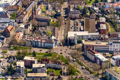 Luftbild Lahr Schwarzwald Stadtansicht Vom Innenstadtbereich In Lahr