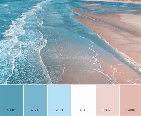 Calm Beach - Pastel Color Palettes