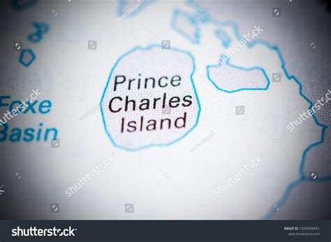 Prince Charles Island Canada On Map Stock Photo 1030098451 Shutterstock