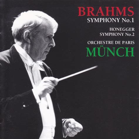 CHARLES MUNCH ORCHESTRE DE PARIS Brahms Symphony No 1 Honegger