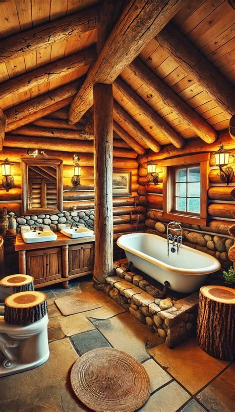 15+ Vintage Log Cabin Bathroom Ideas for Timeless Charm (2024)