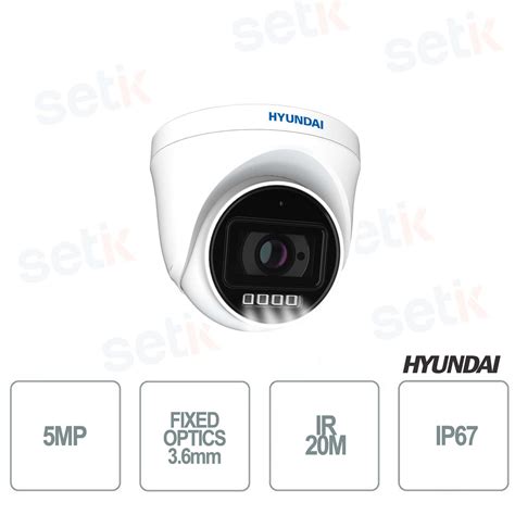 Hyu Hyundai Mp Ir M Ip Fixed Dome Outdoor Camera Setik Biz