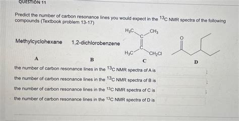 Solved How Many Kinds Of Electronically Nonequivalent Chegg