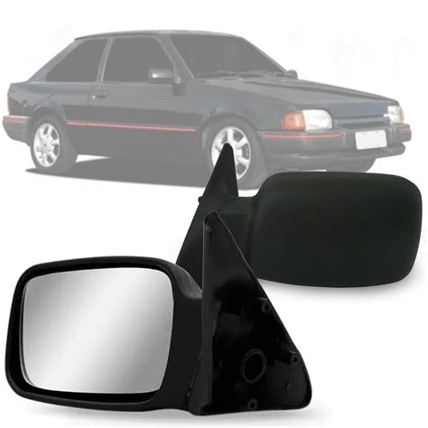 Par Retrovisor Escort 1987 1988 1989 1990 1991 1992 Fixo Original