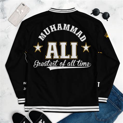 Muhammad Ali Vintage Bomber Jacket Heritage Collection Unisex Apparel Etsy