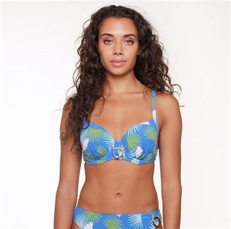 LingaDore Voorgevormde Bikini 6512BT Palm Leaf Print 38F Bol