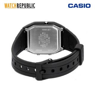 Casio Vintage Youth Black Resin Analog Digital Quartz Watch For Men Caw