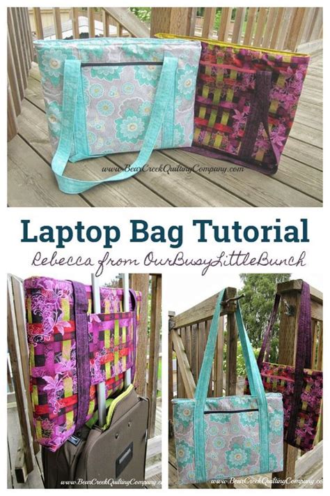 5 Diy Quilted Laptop Bag Free Sewing Patterns Fabric Art Diy Diy