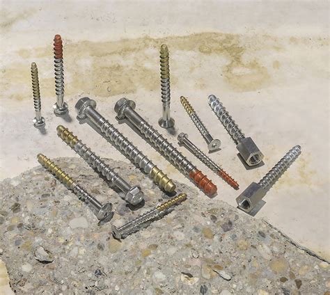 Bi-metal Concrete Screw Anchors