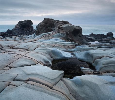 Sandstone Salt Point State Park Sonoma Coast California Usa