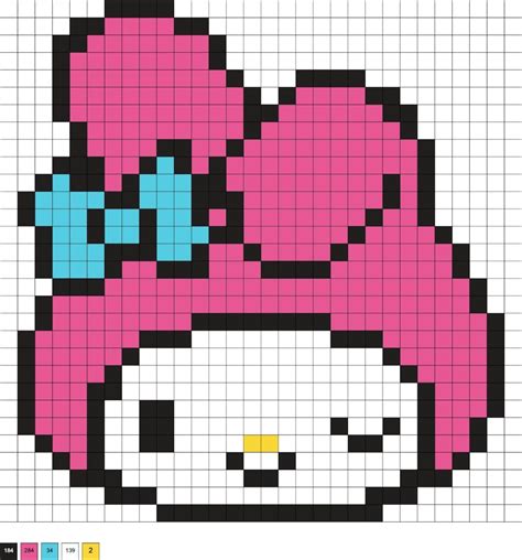 Sanrio Perler Beads 30 Free Patterns Artshow24