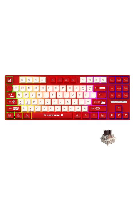 Ajazz AK870 Satellite Switch Kablolu Mekanik Hot Swapp Oyuncu Klavyesi Fiyatı Yorumları