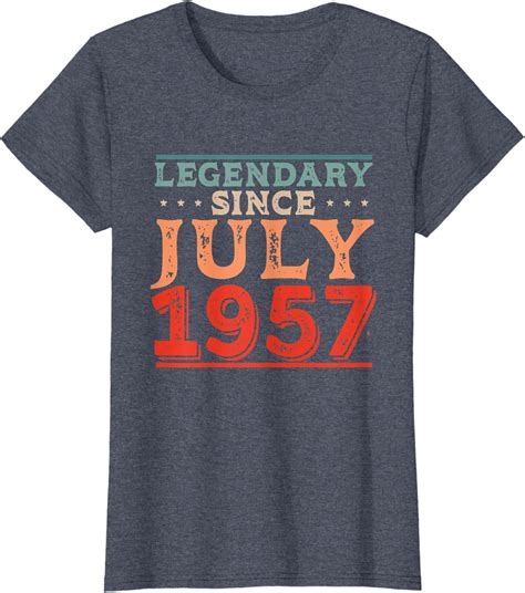 Legendary Since July 1957 Born In The 50s Birthday Party T Shirt