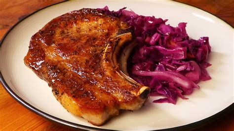 The Perfect Basic Pork Chop With Sous Vide Red Cabbage Rsousvide