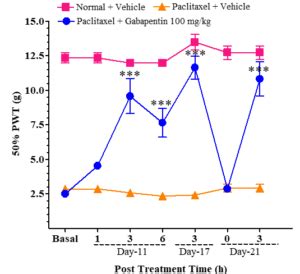 Paclitaxel Induced Neuropathic Pain Model Aragen