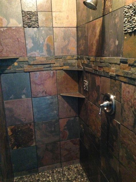 Slate Tile Shower Ideas Design Corral