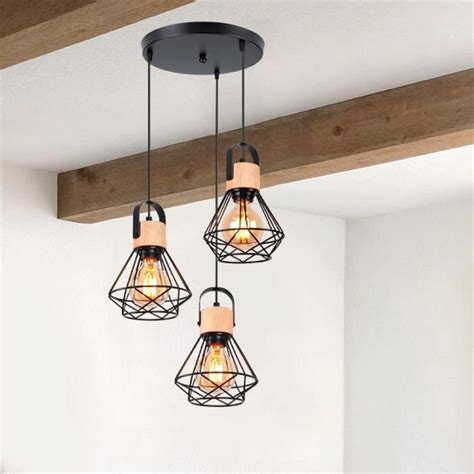 Idegu Lampes Suspension Luminaire Industrielle Cm Vintage Lustre