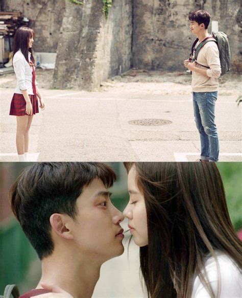 Underage Kim So-hyeon-I's kiss scene in "Bring It On, Ghost ...