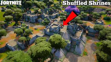 NEW SHUFFLED SHRINES LOCATION GAMEPLAY FORTNITE LOOTING GUIDE YouTube