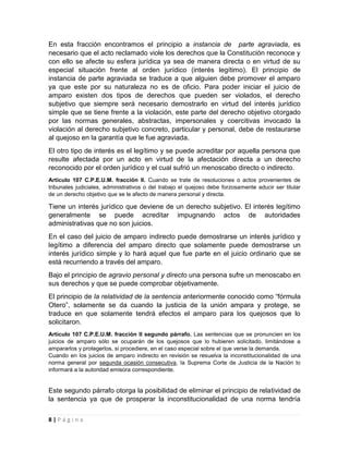 Una Perspectiva Constitucional Del Nuevo Juicio De Amparo Pdf