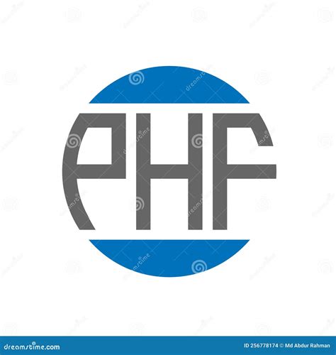 Phf Letter Logo Design On White Background Phf Creative Initials