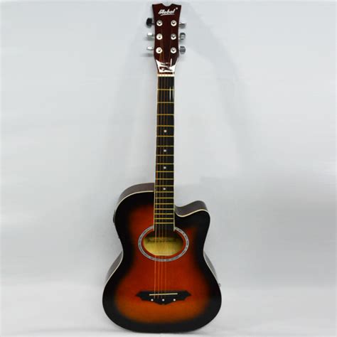 Global F382 4-EQ Acoustic Guitar (Orange) - Global Musical Instrument