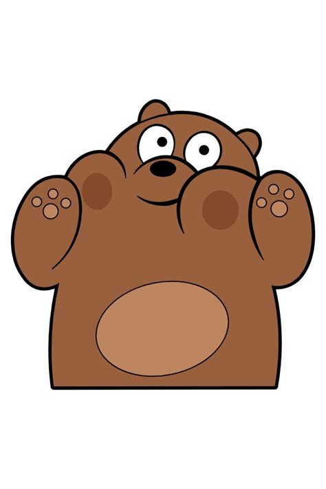 We Bare Bears Grizz Very Closely Sticker Bare Bears We Bare Bears We Bare Bears Wallpapers