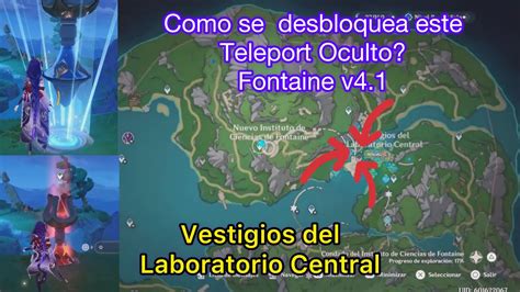 Genshin Impact Desbloquea El Teleport En Vestigios Del Laboratorio