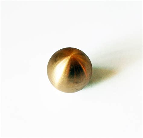 Solid Brass Turned Ball 1