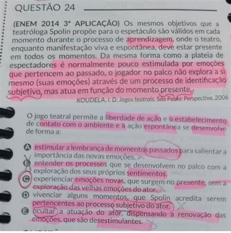 Ol Fiquei D Vida Entre Os Itens B E C Dessa Quest O Go Explica