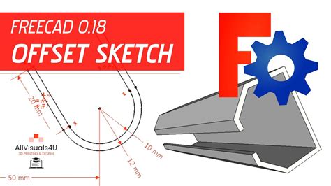 Freecad Offset Sketch Freecad Sketch Tutorial How To Offset Sketch