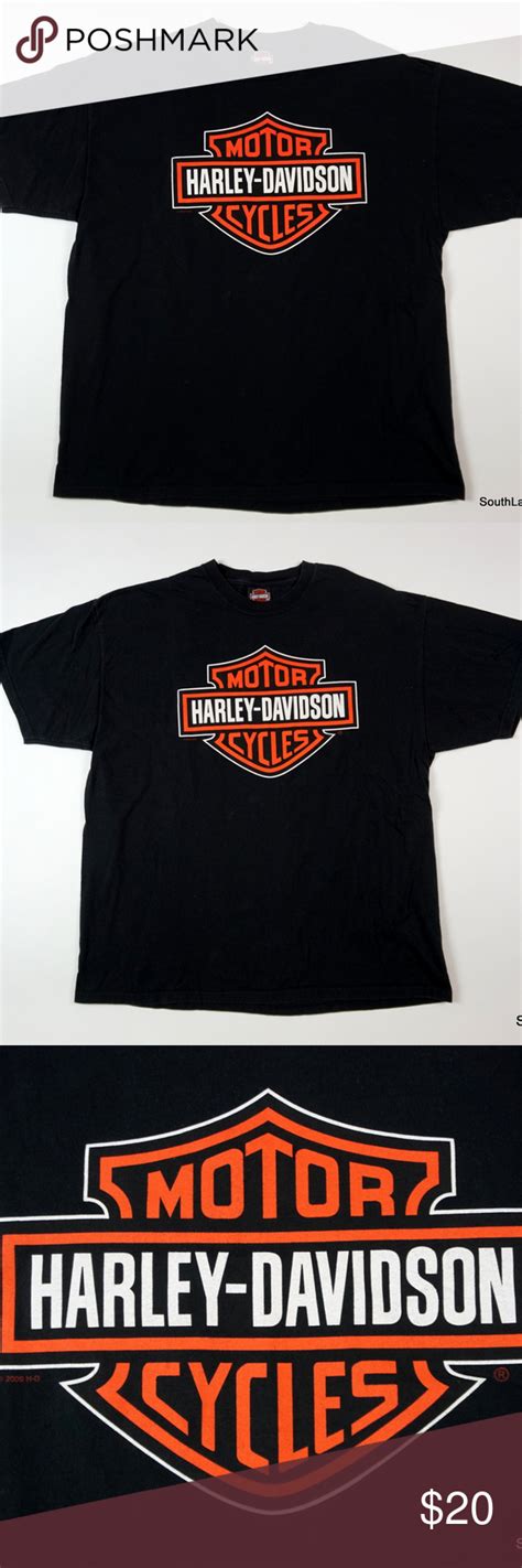 Harley Davidson Motorcycles Big Logo T Shirt Xl Tshirt Logo Harley