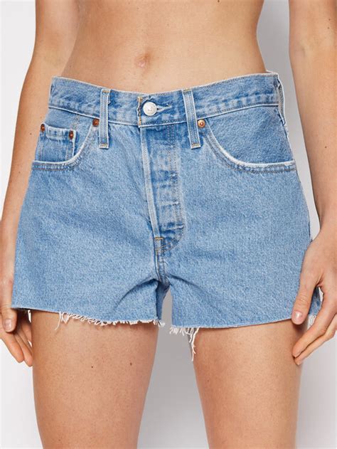 Levi S Short En Jean Bleu Regular Fit Modivo Fr