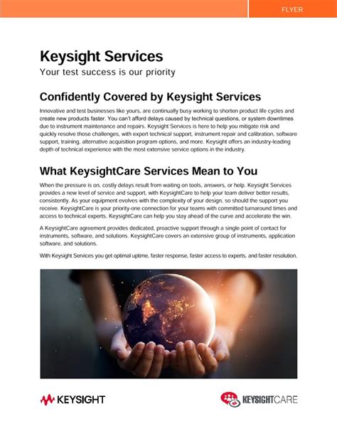 Keysight Services PDF Asset Page Keysight