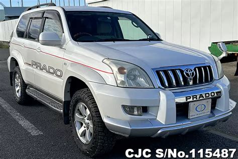 2008 Toyota Land Cruiser Prado White For Sale Stock No 115487