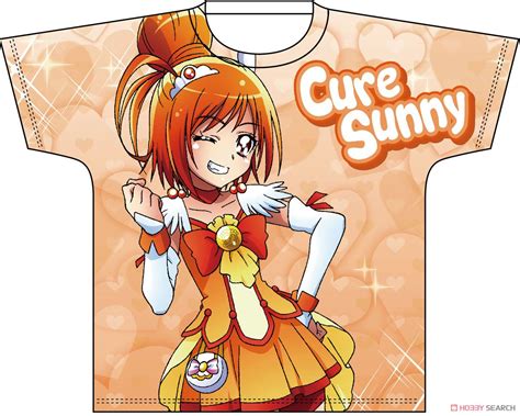 All Pretty Cure Full Color Print T Shirts Smile Precure Cure Sunny Xl