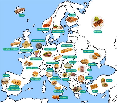 European Street Food Map But With Your Suggestions Update Of The One I