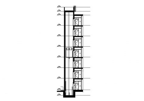 Elevator Section Drawing