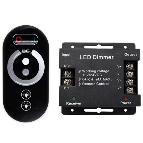 Dc V Rf Led Dimmer Touch Series Wireless Remote Control Dimming