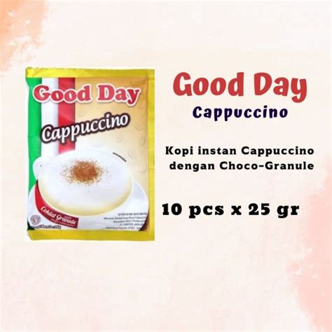 Good Day Kopi Cappuccino Dengan Crunchy Choco Malt Lazada Indonesia