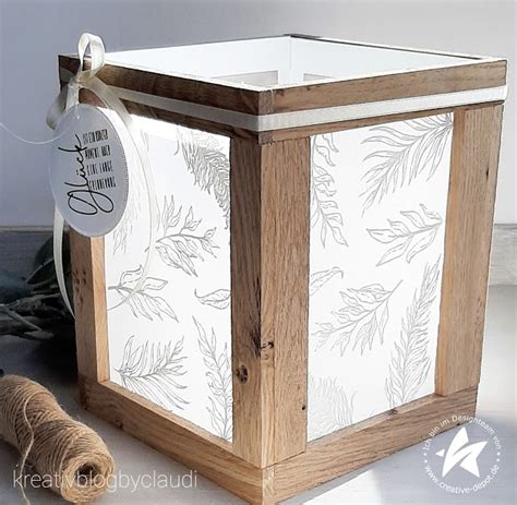 Kreativ Blog By Claudi Windlicht Aus Kl Tzchen Diy Deko Ideen