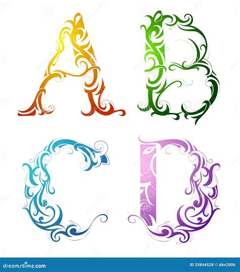 Decorative Fonts Alphabet