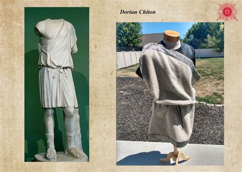 Greek Wool Chiton Ancient Greek Clothes From Antiquity Greek Classical