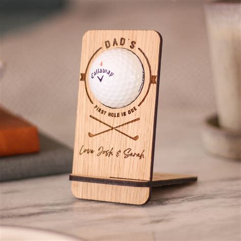 Personalised Golf Ball Holder Fathers Day T Golf Etsy