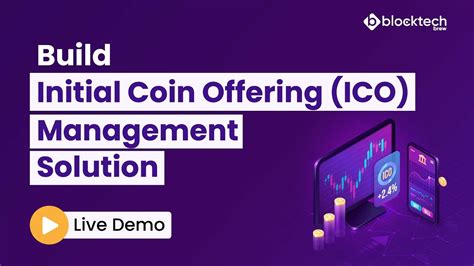 Initial Coin Offering Ico Development Company Create Your Ico Platform With Blocktech Brew